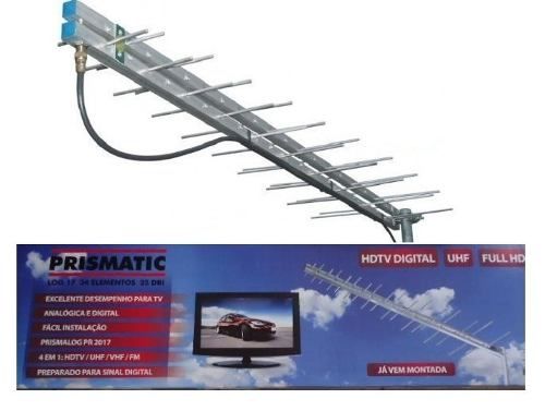 Antenas Digital UHF - FULL DH - PRISMATIC